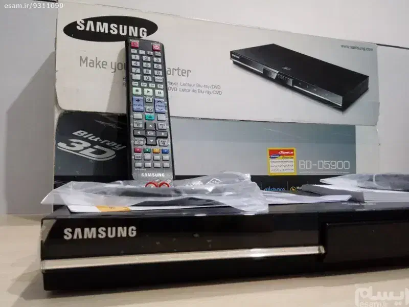 دستگاه بلوری سامسونگ|پخشکننده DVD و ویدیو|خرمآباد, |دیوار