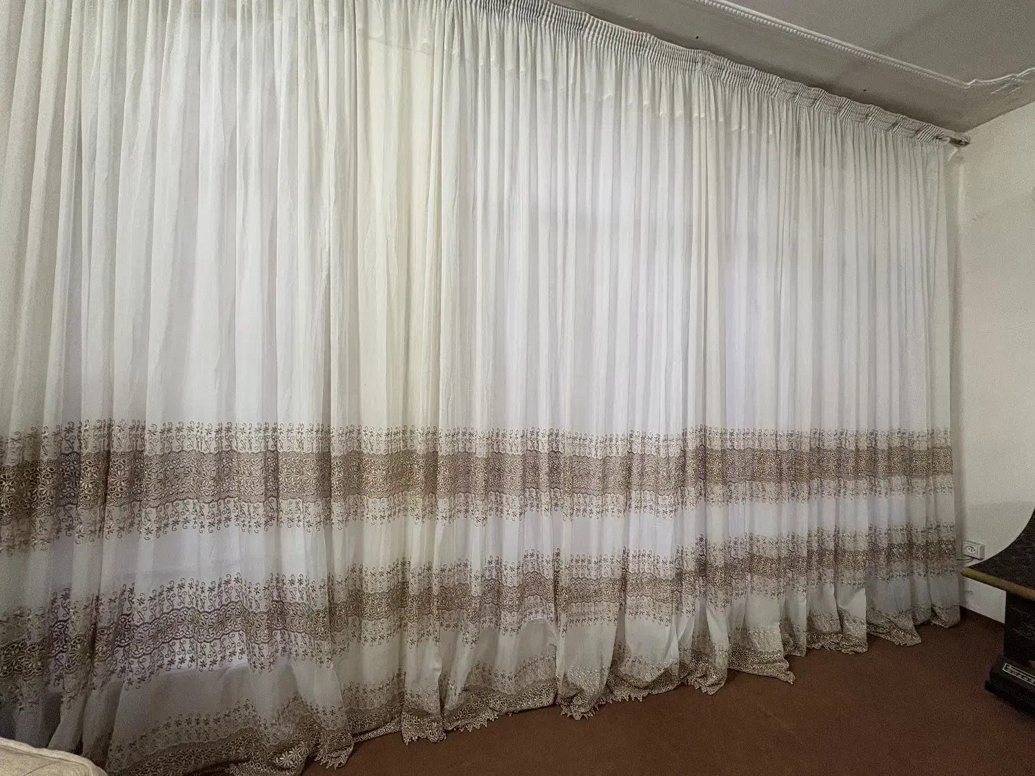 پرده به عرض ده متر (نو)|پرده، رانر، رومیزی|مشهد, هنرور|دیوار