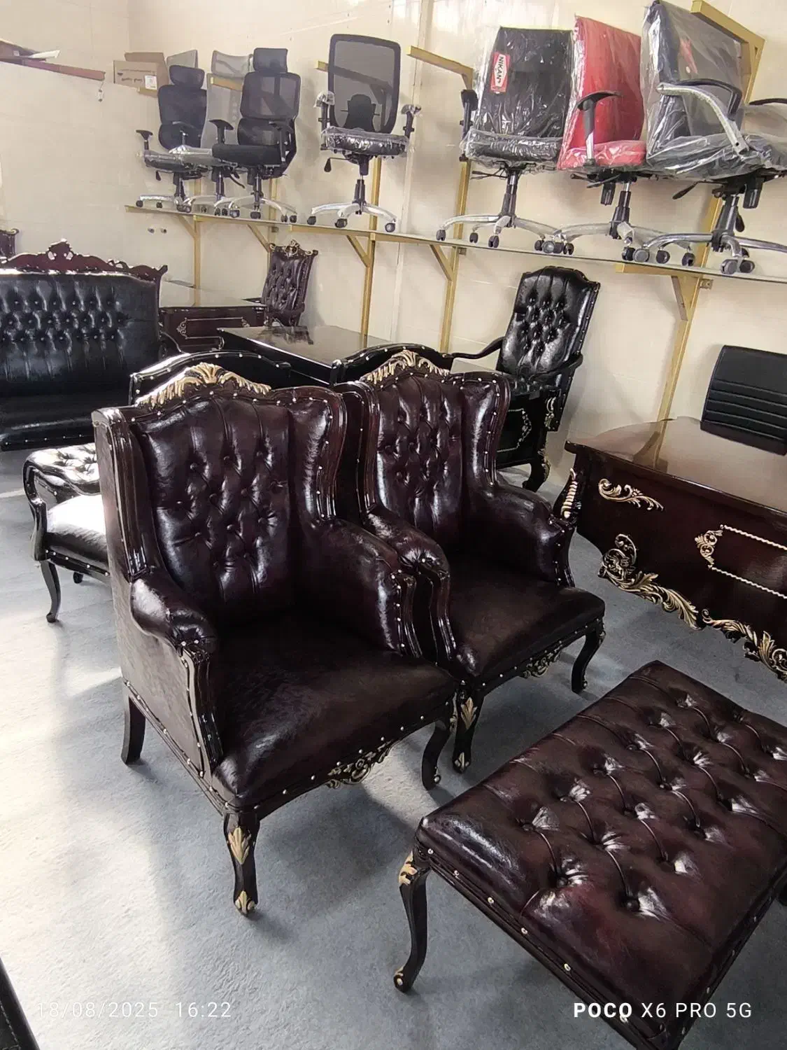 مبلمان اداری کلاسیک میز مدیریت صندلی|مبلمان اداری|تهران, شهرک ولیعصر شمالی|دیوار