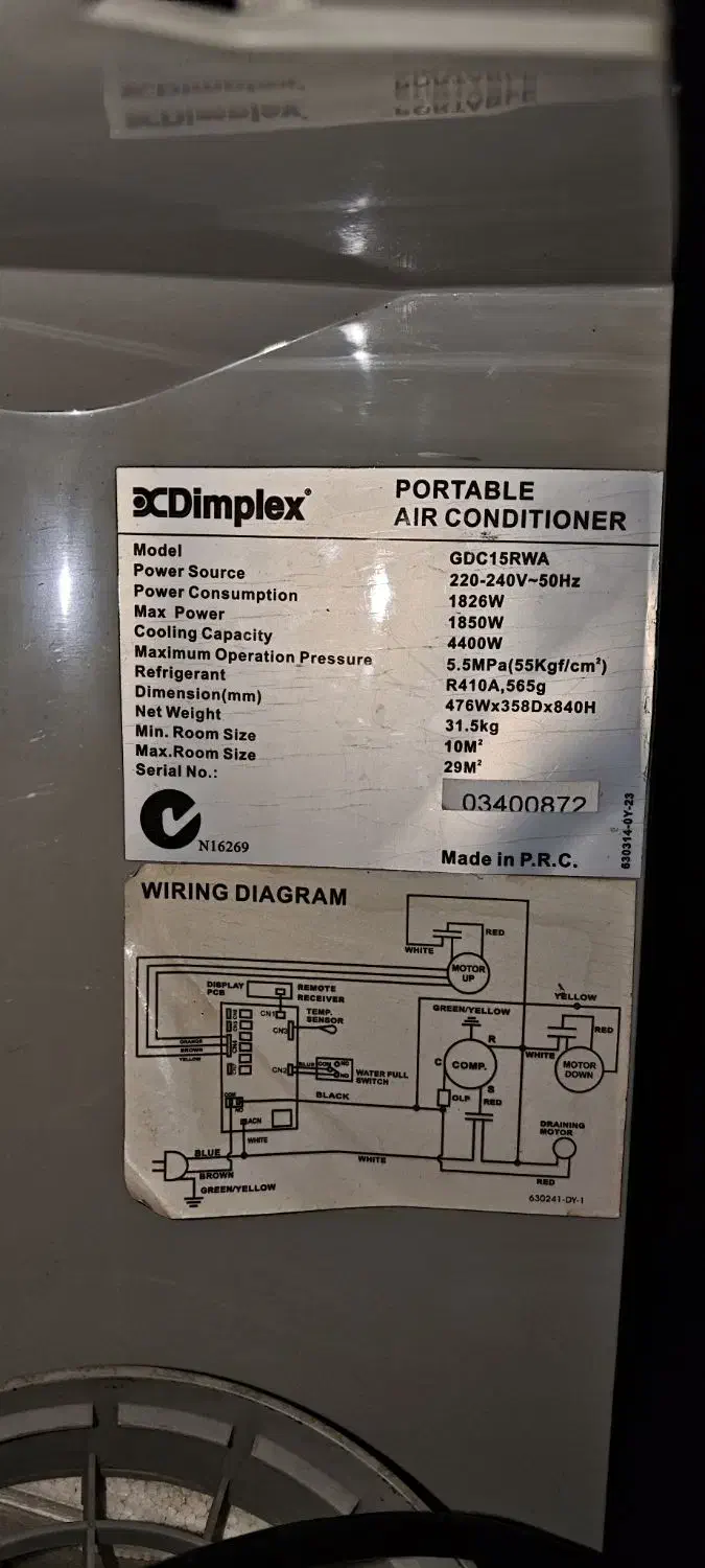 کولر پرتابل 15 هزار|کولر گازی و فنکوئل|شیراز, کوی زهرا|دیوار