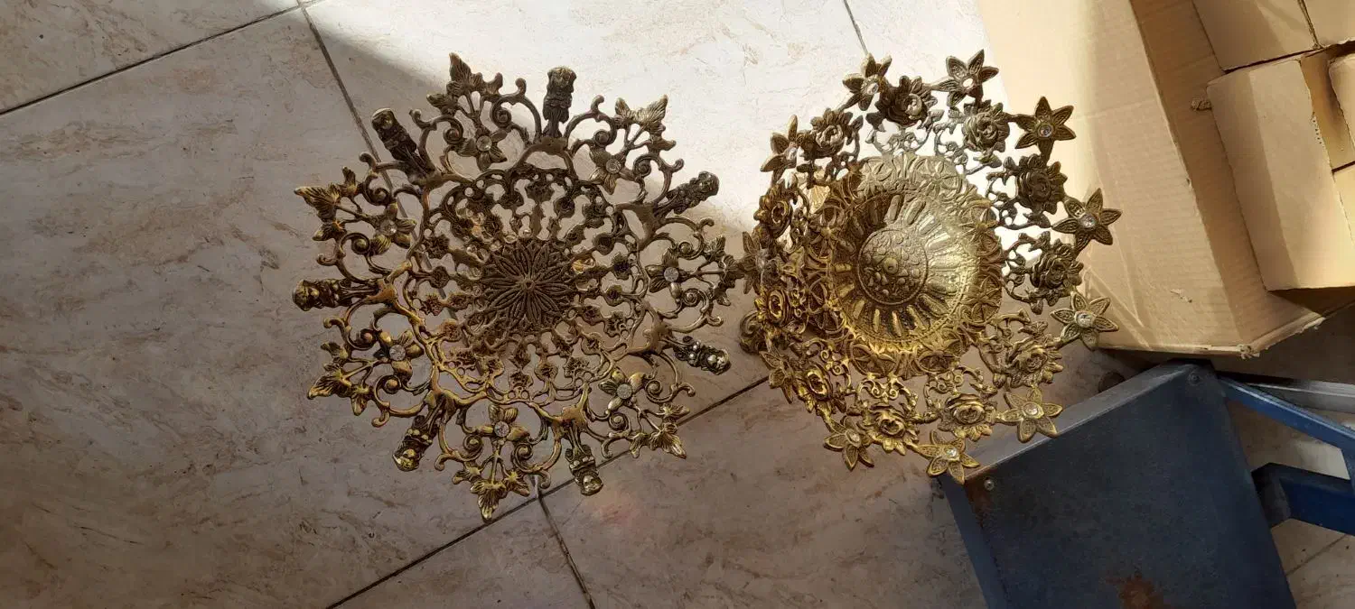 خرید انواع برنزیجات، آینه و کنسول برنزی کارکرده|بوفه، ویترین، کنسول|اهر, |دیوار