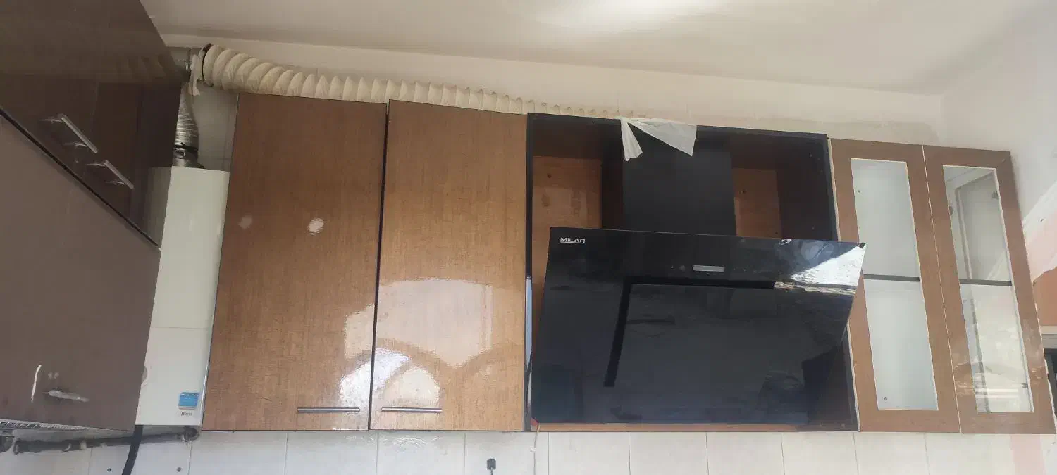 کابینت فلزی با درب های MDF|مصالح و تجهیزات ساختمان|تویسرکان, |دیوار