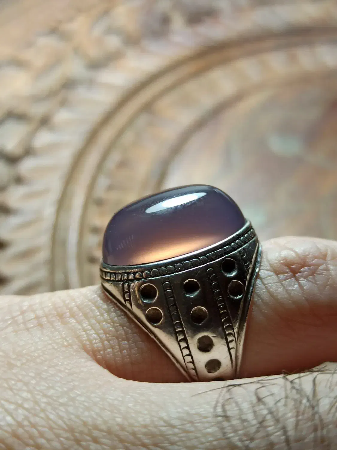 انگشتر عقیق سوسنی کمیاب|جواهرات|رشت, شهرک صبا|دیوار