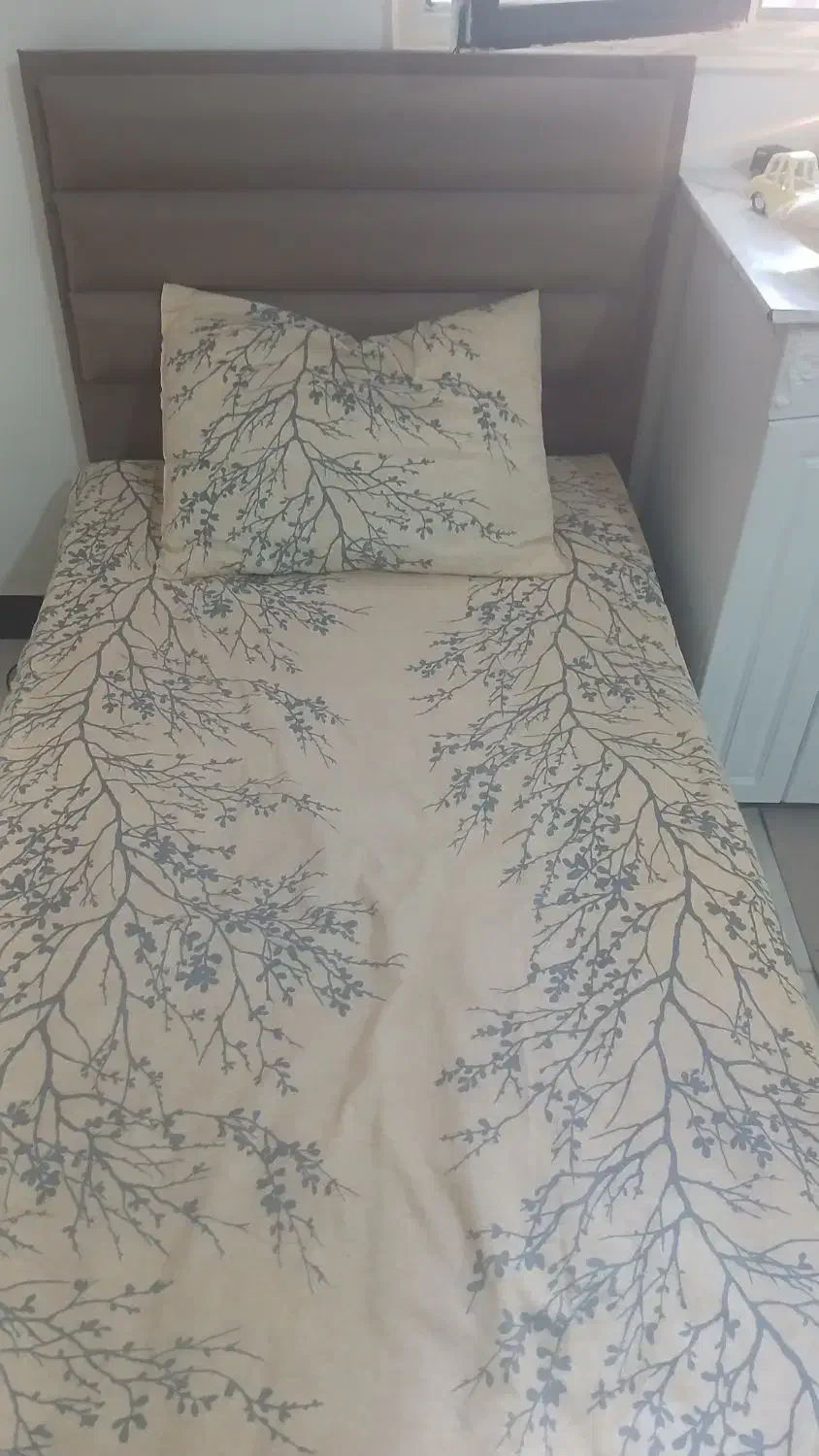 تخت با تشک و روکش|تخت و سرویس خواب|مشکیندشت, |دیوار