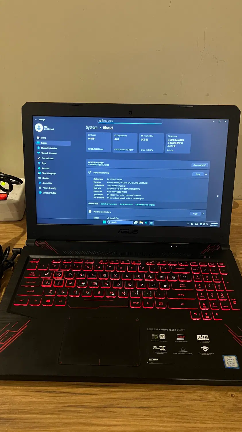 Asus fx 504 ram 24|رایانه همراه|شیراز, فرهنگ شهر|دیوار