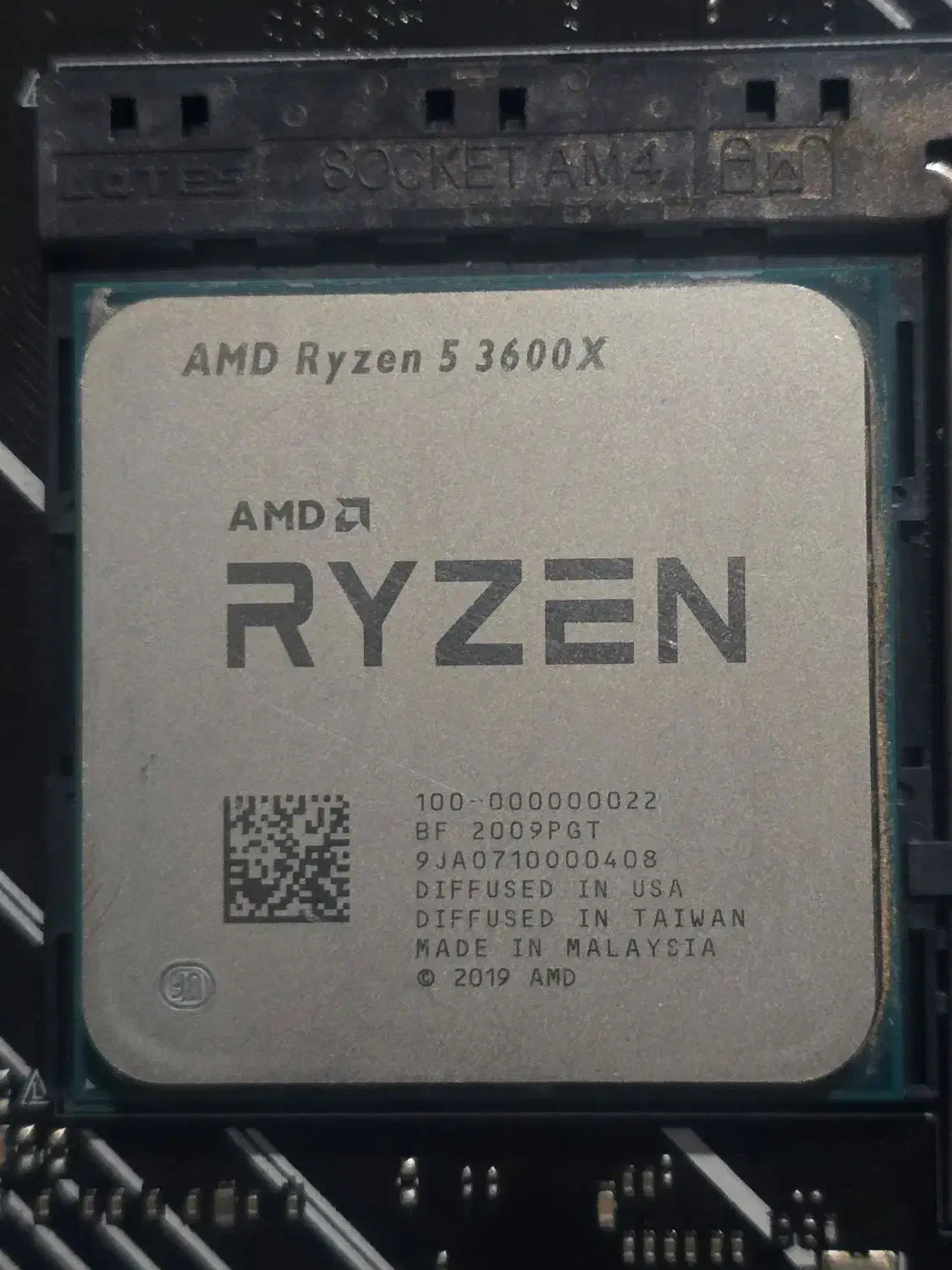 پردازنده  Ryzen 5 3600X box سالم و کارکرده|قطعات و لوازم جانبی رایانه|اصفهان, کوی امام جعفر صادق|دیوار