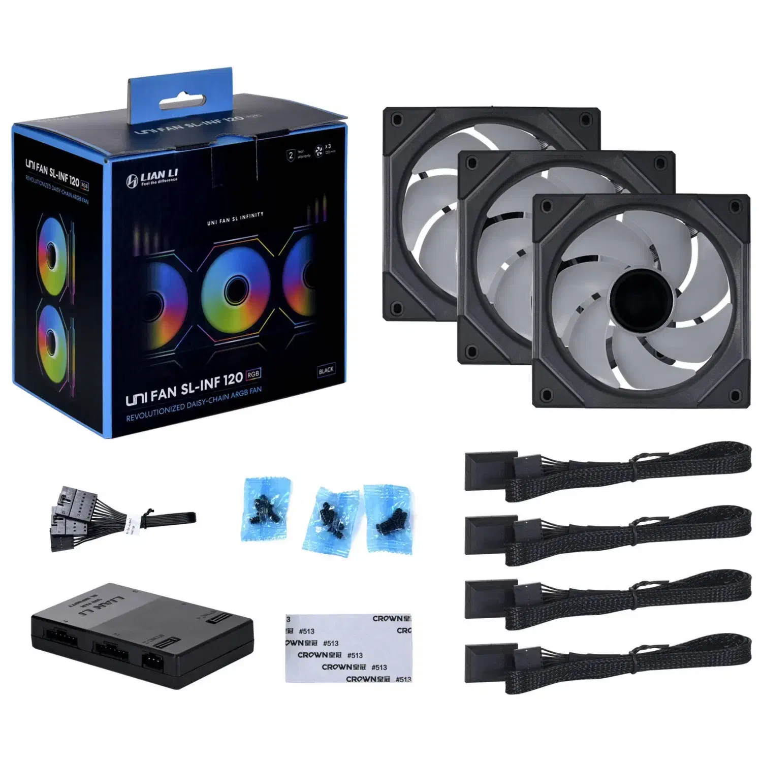 فن کیس Lian Li Uni Fan SL-Infinity - 3 in 1 Black|قطعات و لوازم جانبی رایانه|ساری, |دیوار