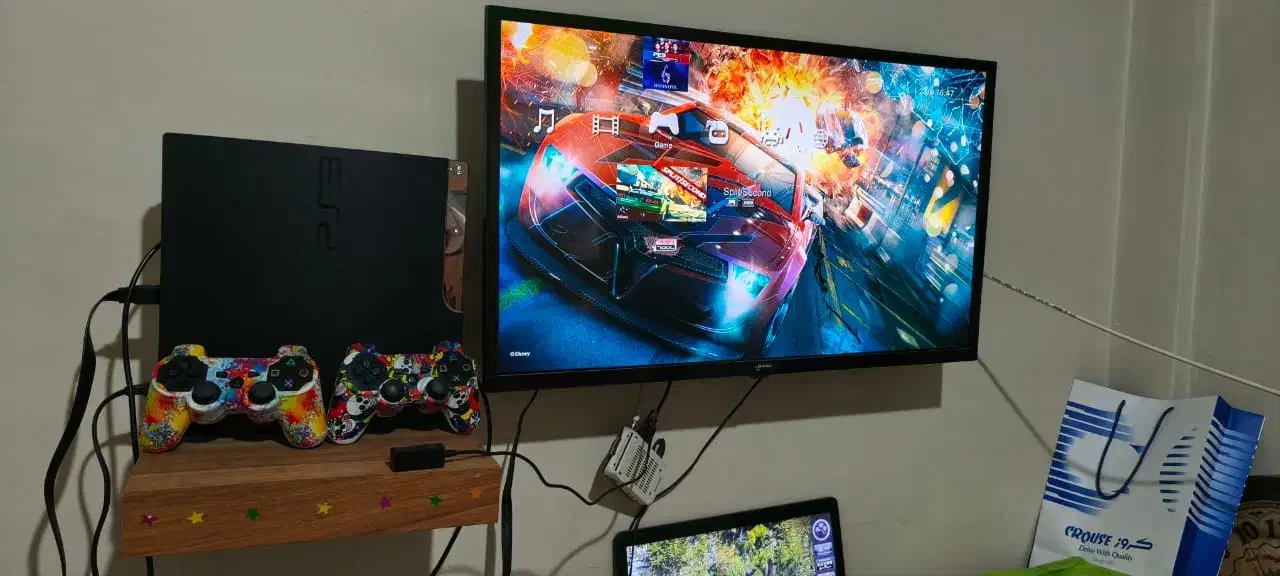 پلی استیشن۳ مدل اسلیم دو دسته PS3 Slim 320 gig|کنسول، بازی ویدئویی و آنلاین|تهران, تهرانسر شرقی|دیوار