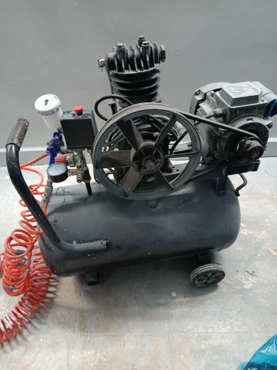 کمپرسور هوا انجین آلمانی روغنی|ابزارآلات|اهواز, نادری|دیوار