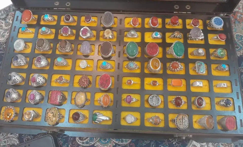 تعدادی انگشتر نقره|جواهرات|ری, سیزده آبان|دیوار