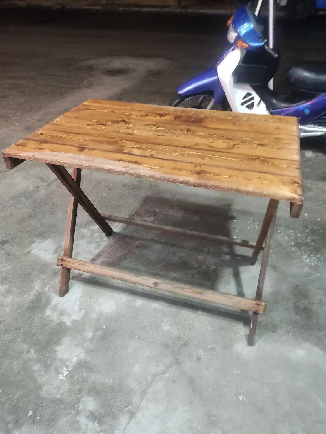 میز چوبی تاشو ۴ عدد|میز و صندلی غذاخوری|بوشهر, |دیوار