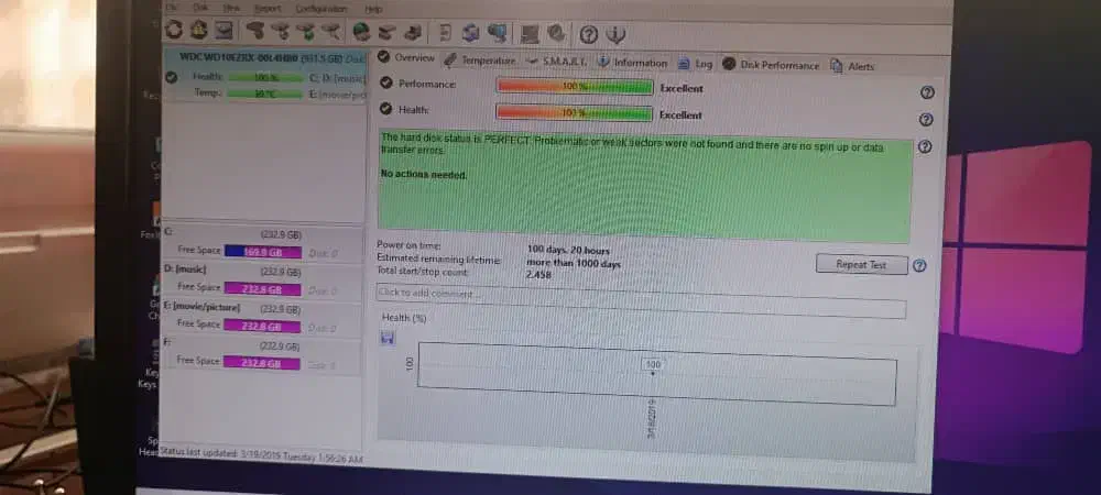 هارد کامپیوتر1TB یک ترا وسترن دیجیتال|قطعات و لوازم جانبی رایانه|قزوین, |دیوار