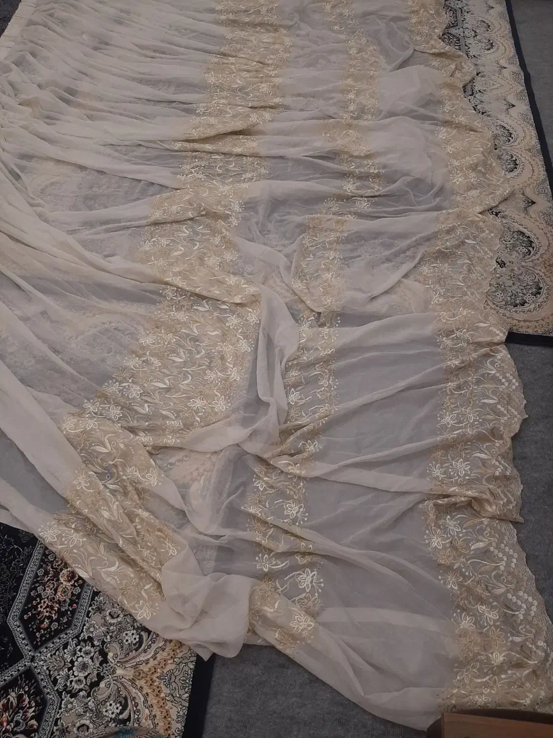 پرده توری|پرده، رانر، رومیزی|قم, ولیعصر|دیوار