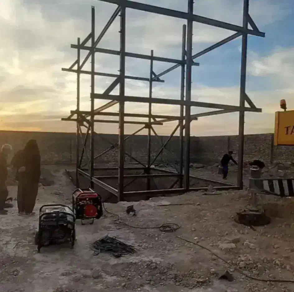 جوشکاری خرپا شیروانی اسکلت فلزی سوله آسانسور شاسی|خدمات پیشه و مهارت|یزد, |دیوار