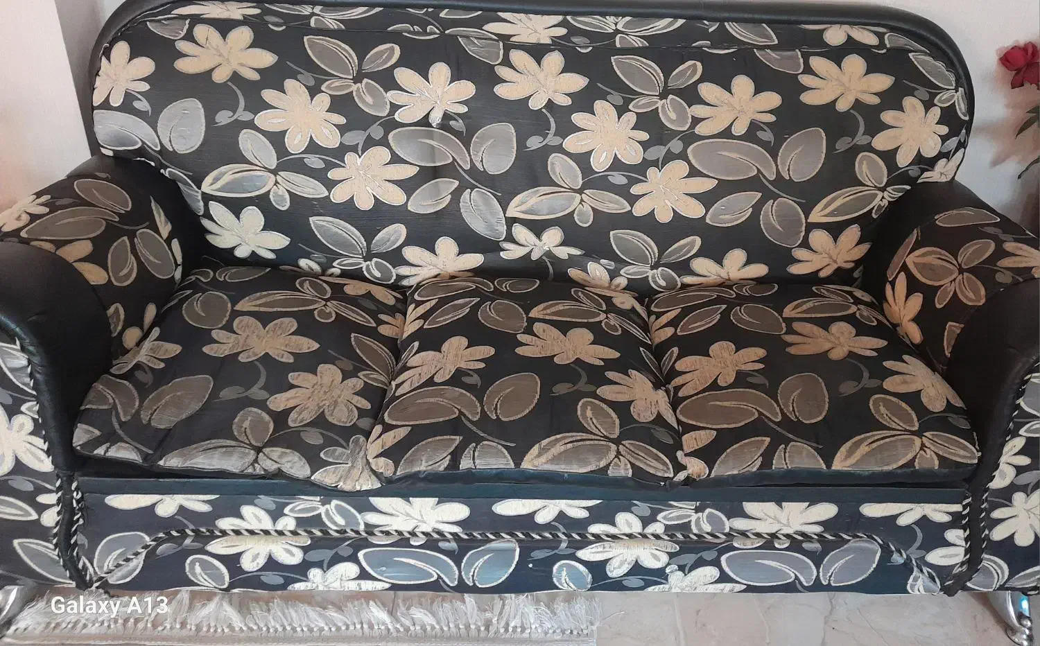 مبل راحتی چرم و پارچه ۷ نفره|مبلمان خانگی و میز عسلی|نوشهر, |دیوار