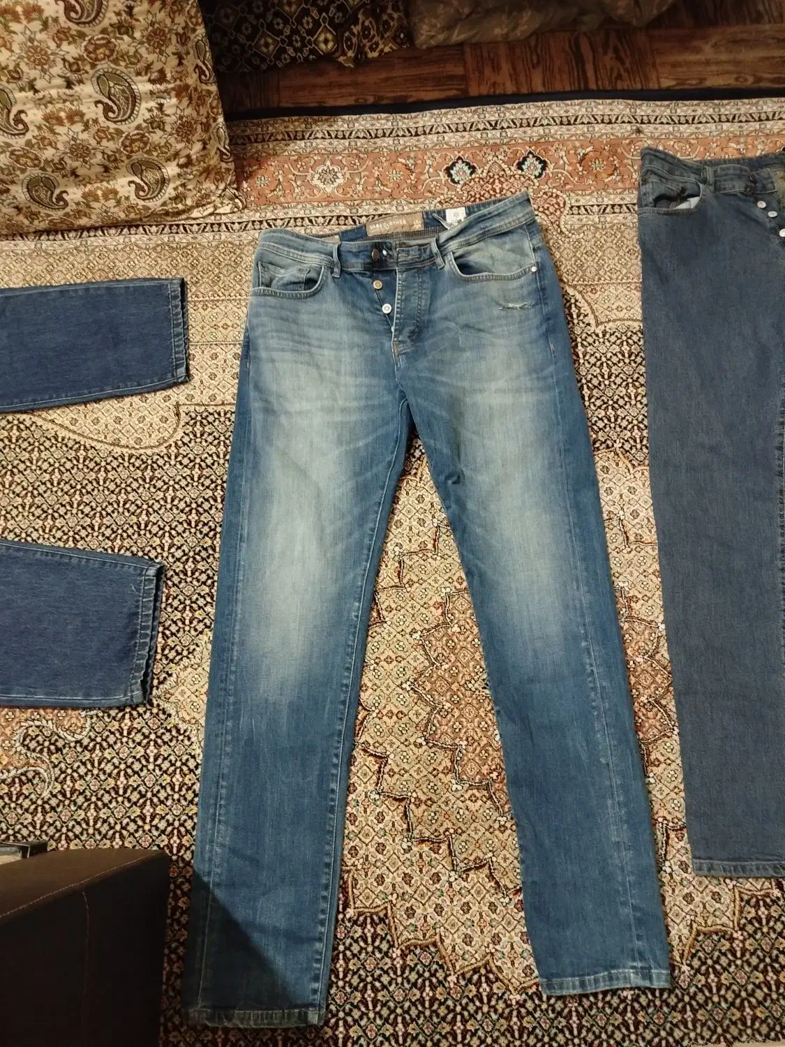 شلوار لی|لباس|شوط, |دیوار