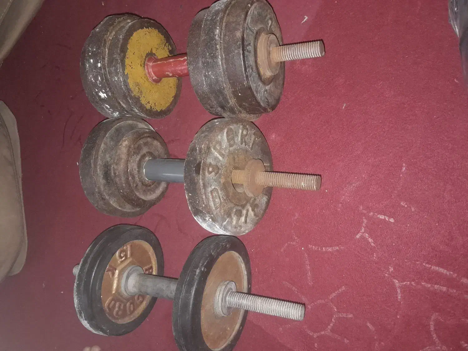 دمبل وزنه|تجهیزات ورزشی|مسجد سلیمان, |دیوار