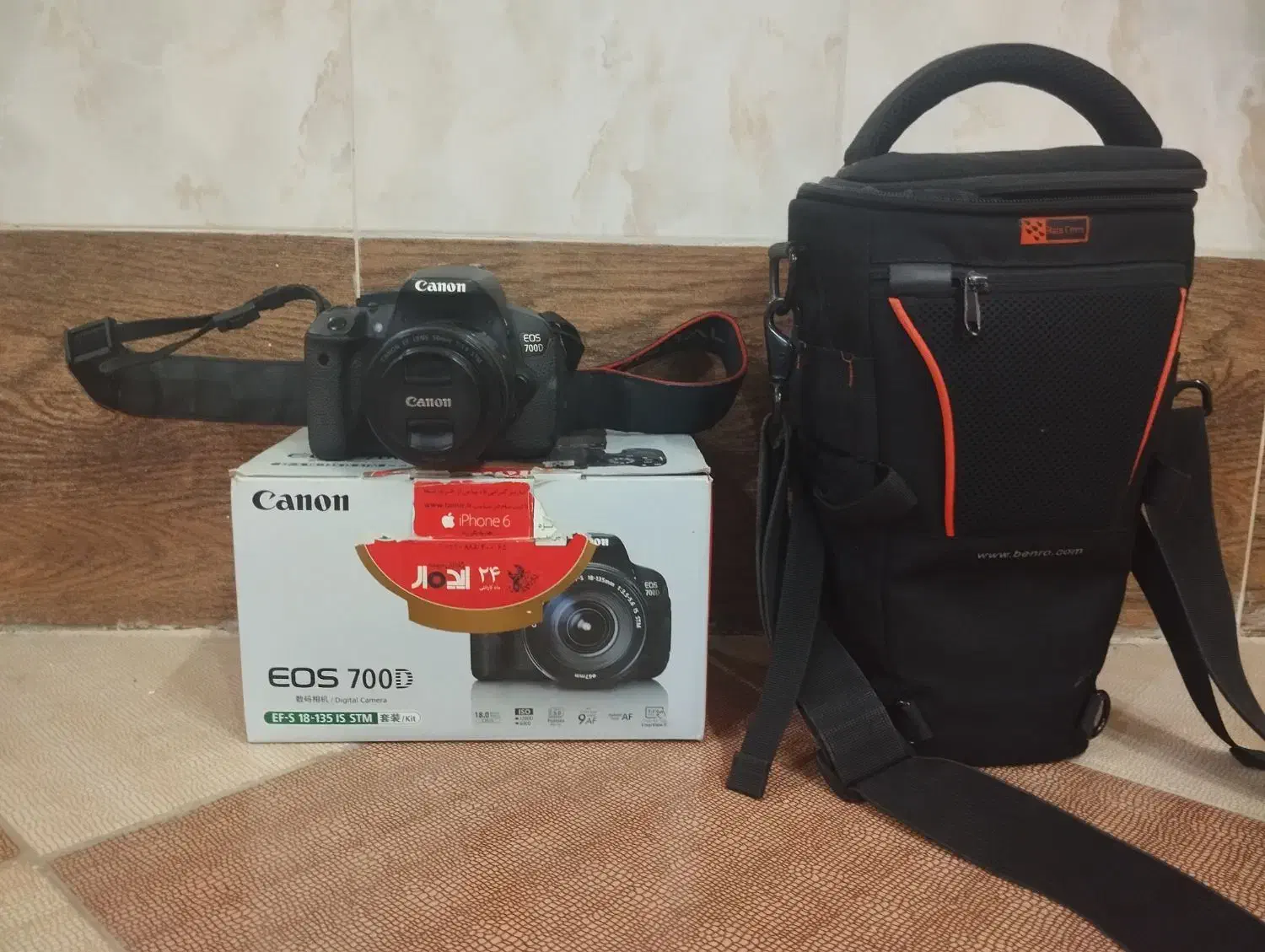 دوربین کانن ۷۰۰d در حد نو|دوربین عکاسی و فیلمبرداری|میناب, |دیوار