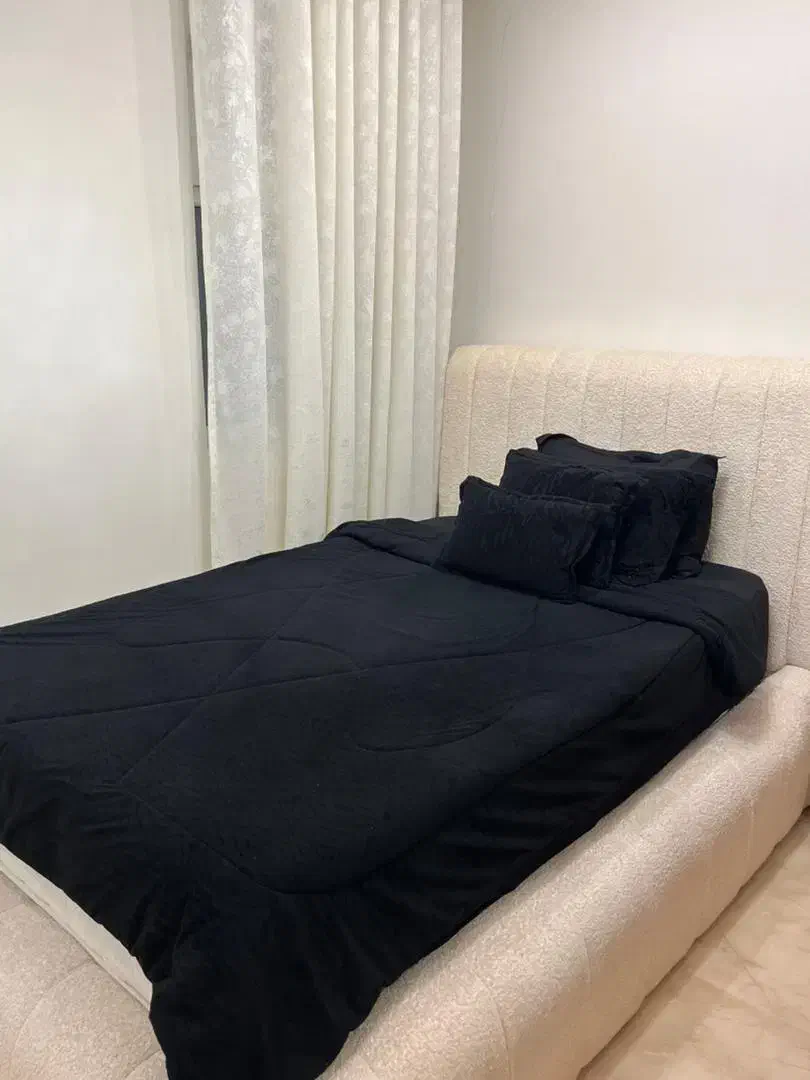 سرویس لحاف ۶ تیکه مخمل مشکی|سرویس روتختی|تهران, جنتآباد شمالی|دیوار