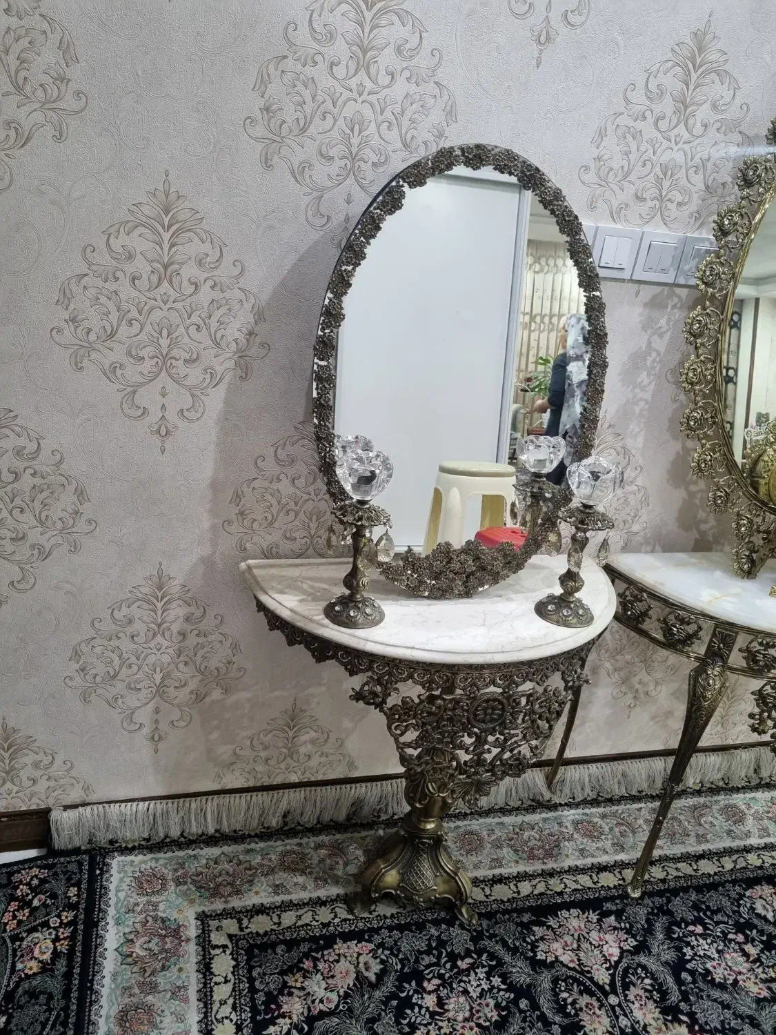 آیینه و شمعدان|آینه|تهران, شهرک طالقانی|دیوار