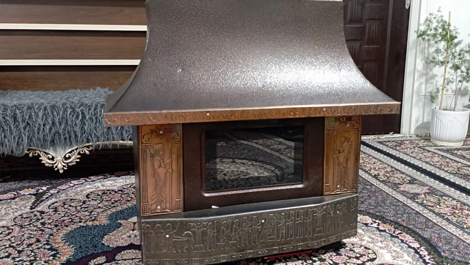 بخاری شومینه ای|بخاری، هیتر، شومینه|شیراز, شهرک مدرس|دیوار