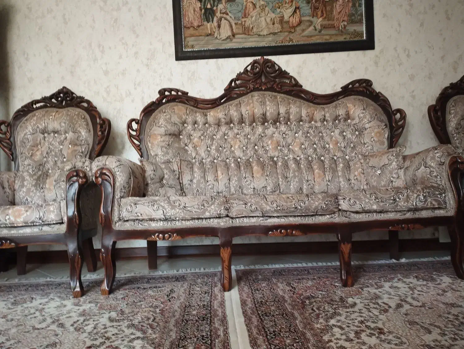 مبلمان استیل|مبلمان خانگی و میز عسلی|فولادشهر, مسکن مهر فولادشهر|دیوار