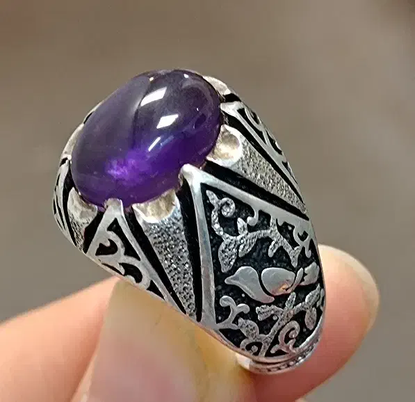 انگشتر آماتیست اروگوئه طبیعی رکاب ایران فخیم|بدلیجات|تهران, بازار|دیوار