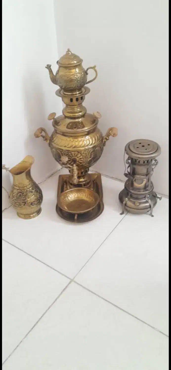 سماور زغالی|کلکسیون اشیاء عتیقه|محمدشهر, سیدآباد|دیوار