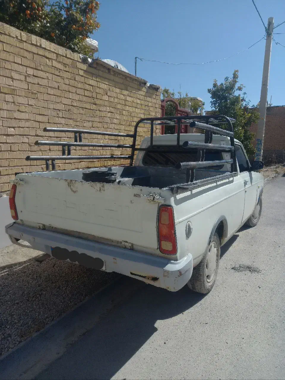 وانت پیکان|خودرو کلاسیک|مرودشت, نقش رستم|دیوار