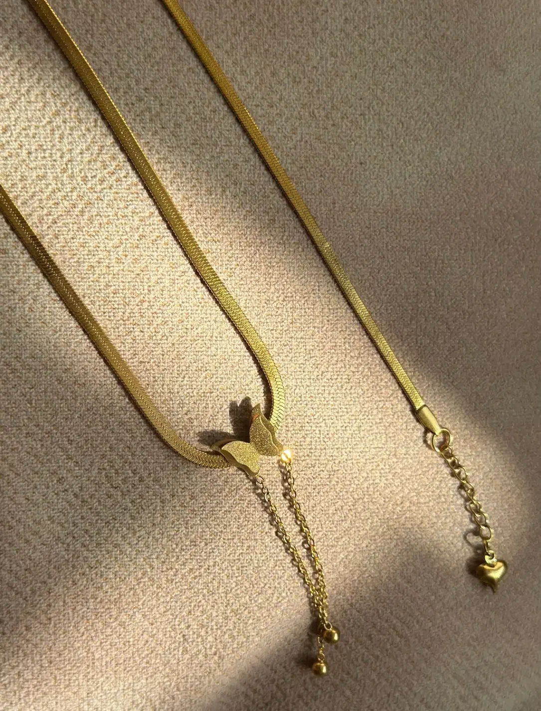 ست گردنبند و دستبند ماری طلایی|بدلیجات|شیراز, هفت تنان|دیوار