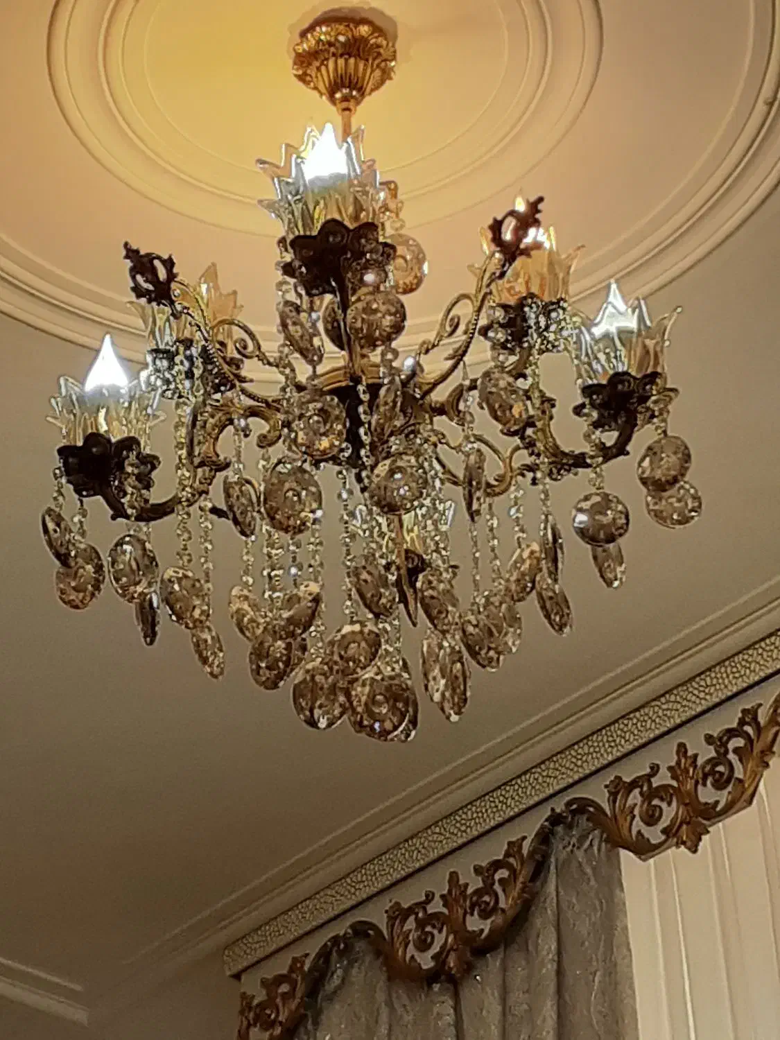 لوستر|لوستر و چراغ آویز|همدان, |دیوار