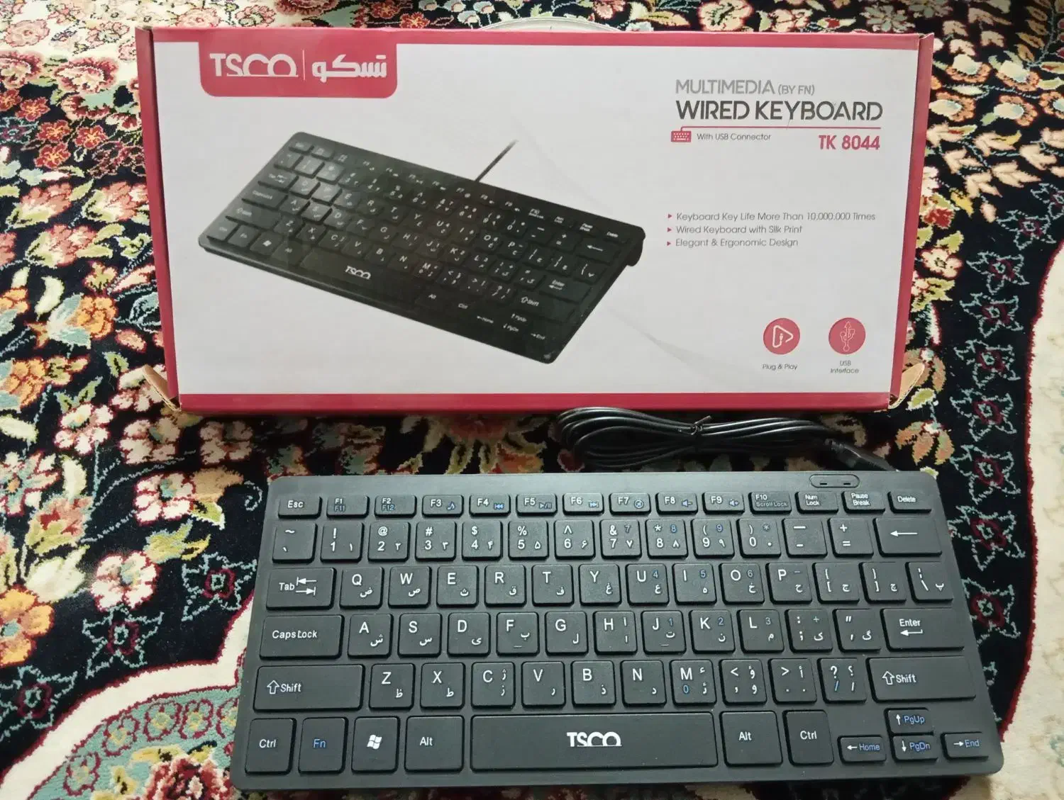 کیبورد سوییچ ممبران تسکو مدل TK 8044|قطعات و لوازم جانبی رایانه|مشهد, شهید احمدی روشن|دیوار