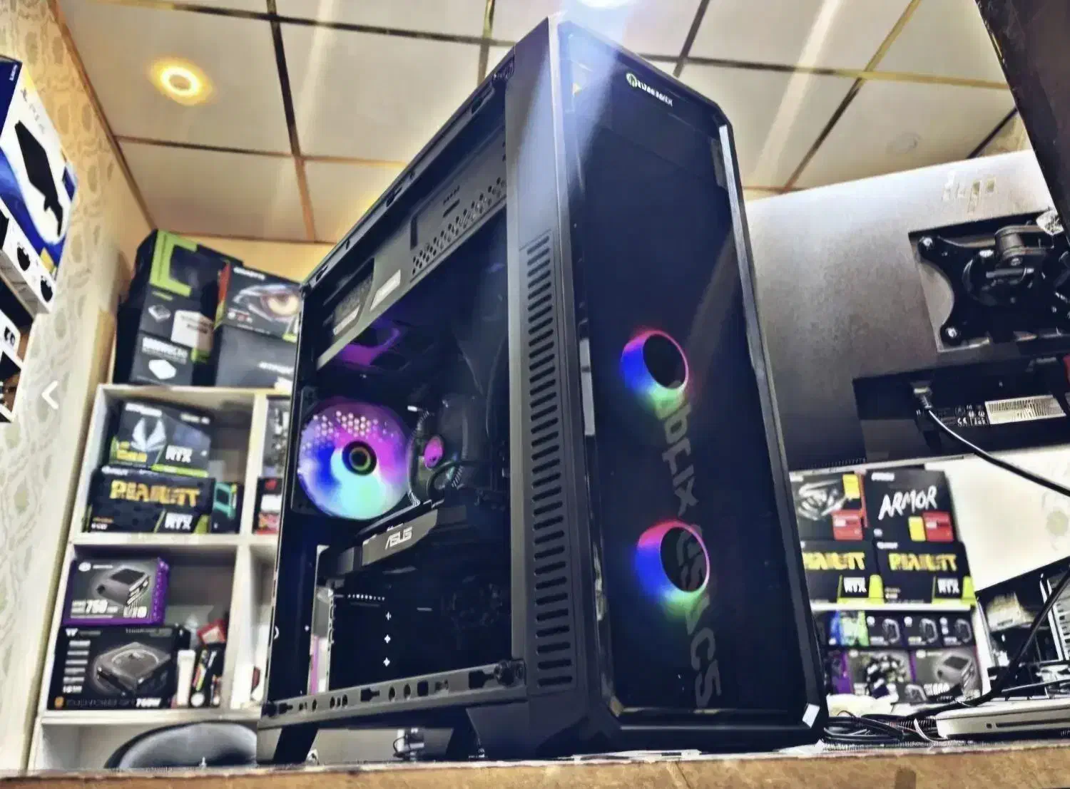 سیستم ،کیس ،کامپیوتر ،گیمینگ طراحی رندرینگ/ اقساطی|رایانه رومیزی|قم, نیروگاه|دیوار