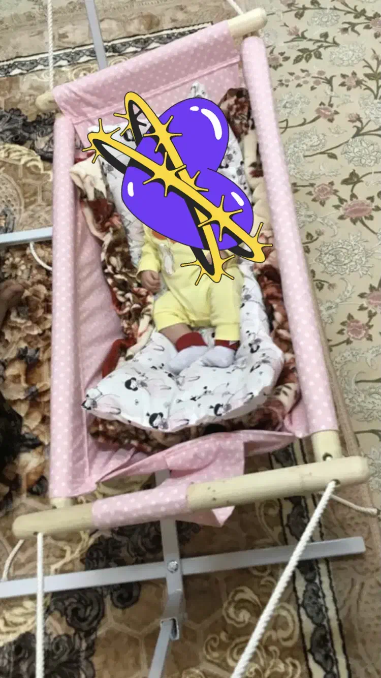 گهواره سنتی نوزاد|اسباب و اثاث بچه|بوکان, |دیوار