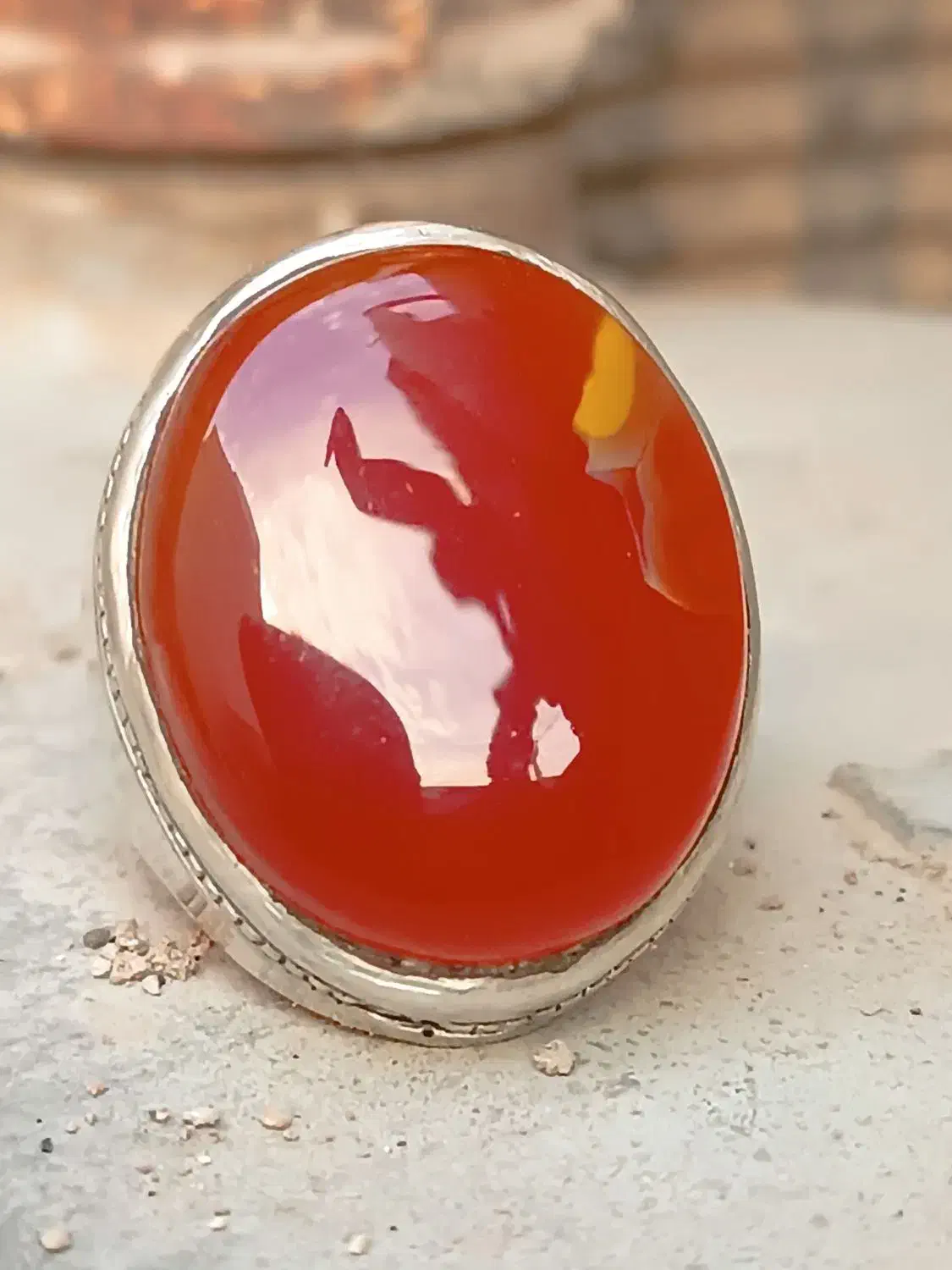 انگشتر عقیق یمنی یمنی بشرط کارشناسی|جواهرات|اهواز, شهرک برق|دیوار