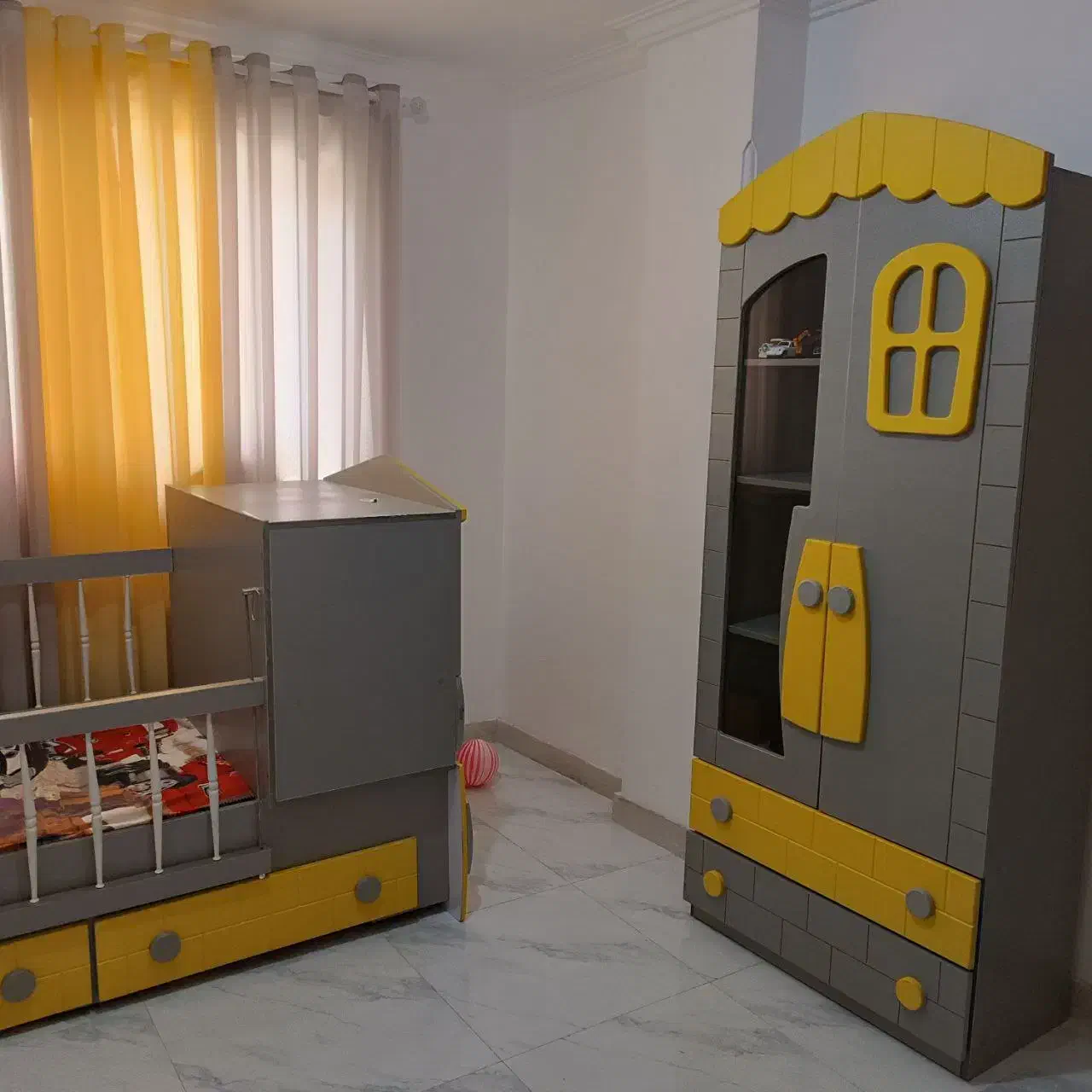 سرویس تخت و کمد کودک|تخت و سرویس خواب|بابل, |دیوار