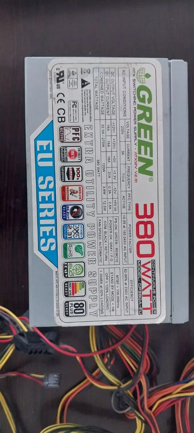 پاور گرین ۳۸۰ وات|قطعات و لوازم جانبی رایانه|ساری, |دیوار