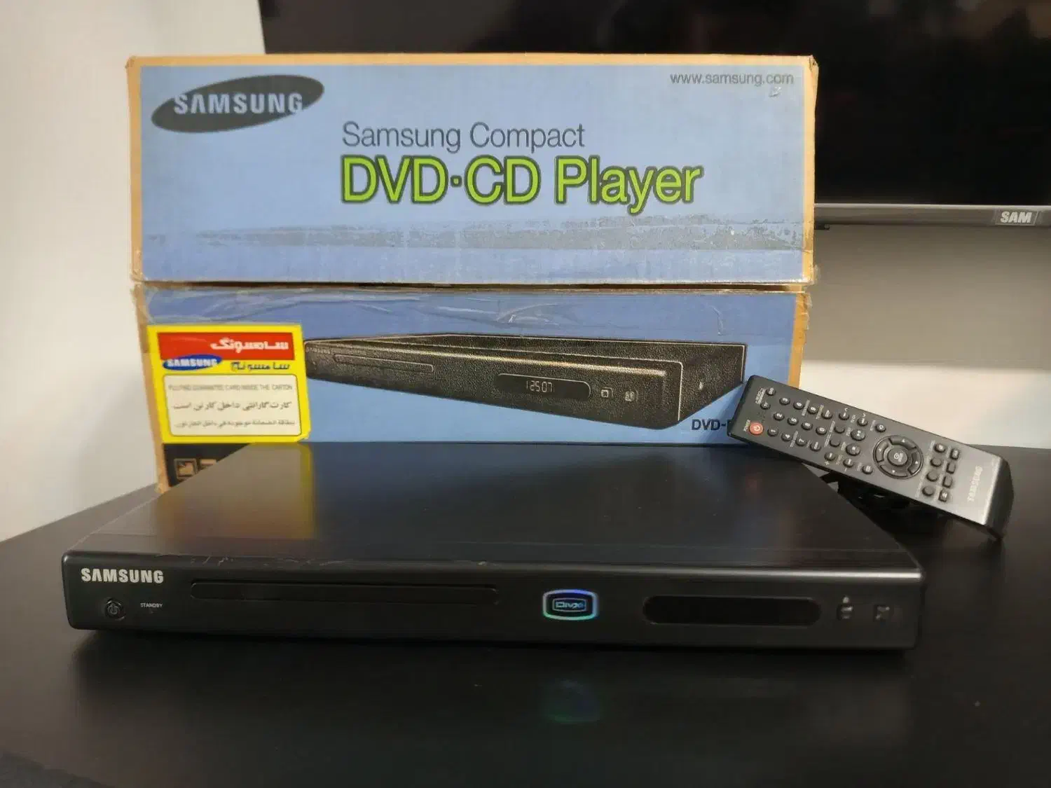 DVD CD player سامسونگ ( فروش فوری )|پخش‌کننده DVD و ویدیو|پردیس, فاز ۱۱|دیوار