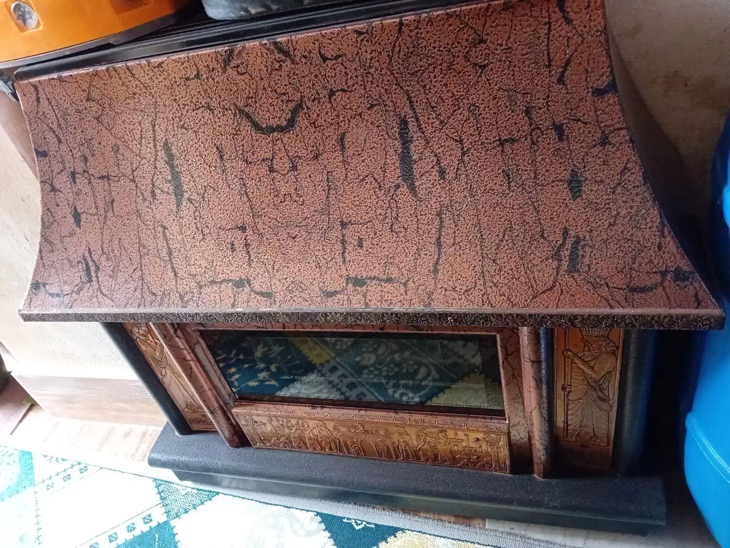 بخاری مدل شومینه|بخاری، هیتر، شومینه|رشت, فخب|دیوار