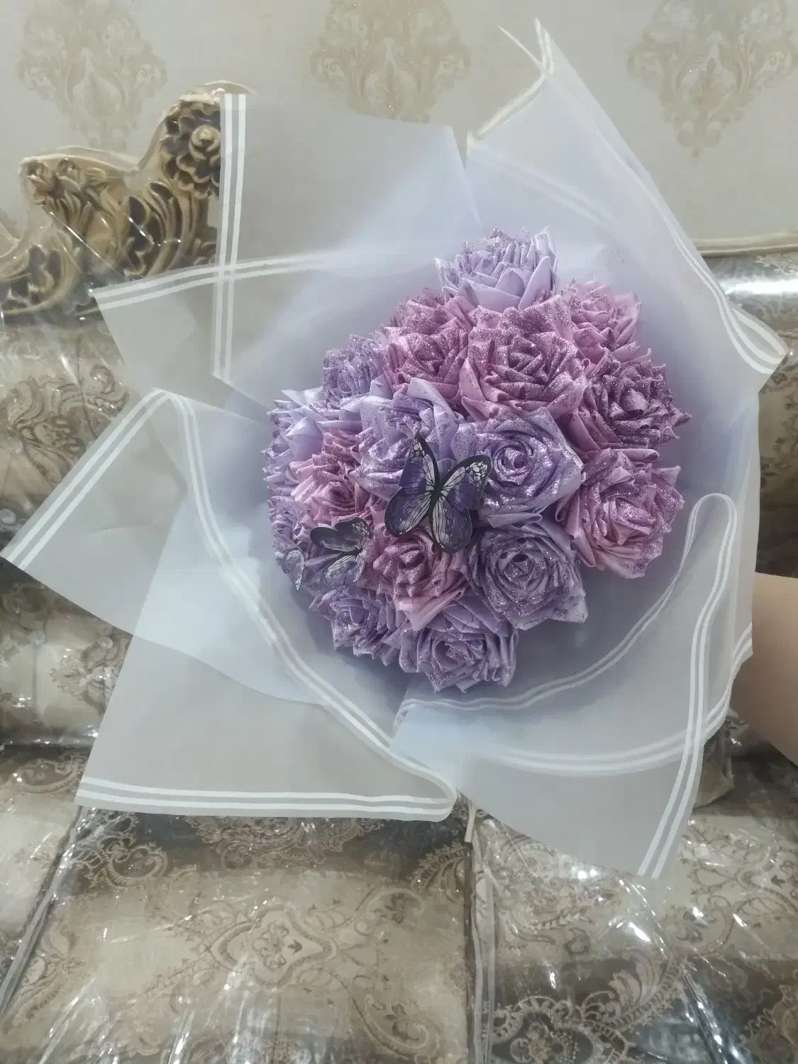 دسته گل نو|گل مصنوعی|شهرکرد, |دیوار