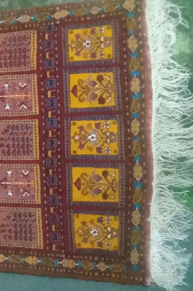 فرش دست بافت نخ ابریشم ترکمن|فرش|تهران, شهرک آپادانا|دیوار