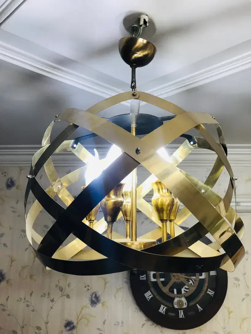 لوستر طلایی|لوستر و چراغ آویز|تهران, سلیمانی|دیوار