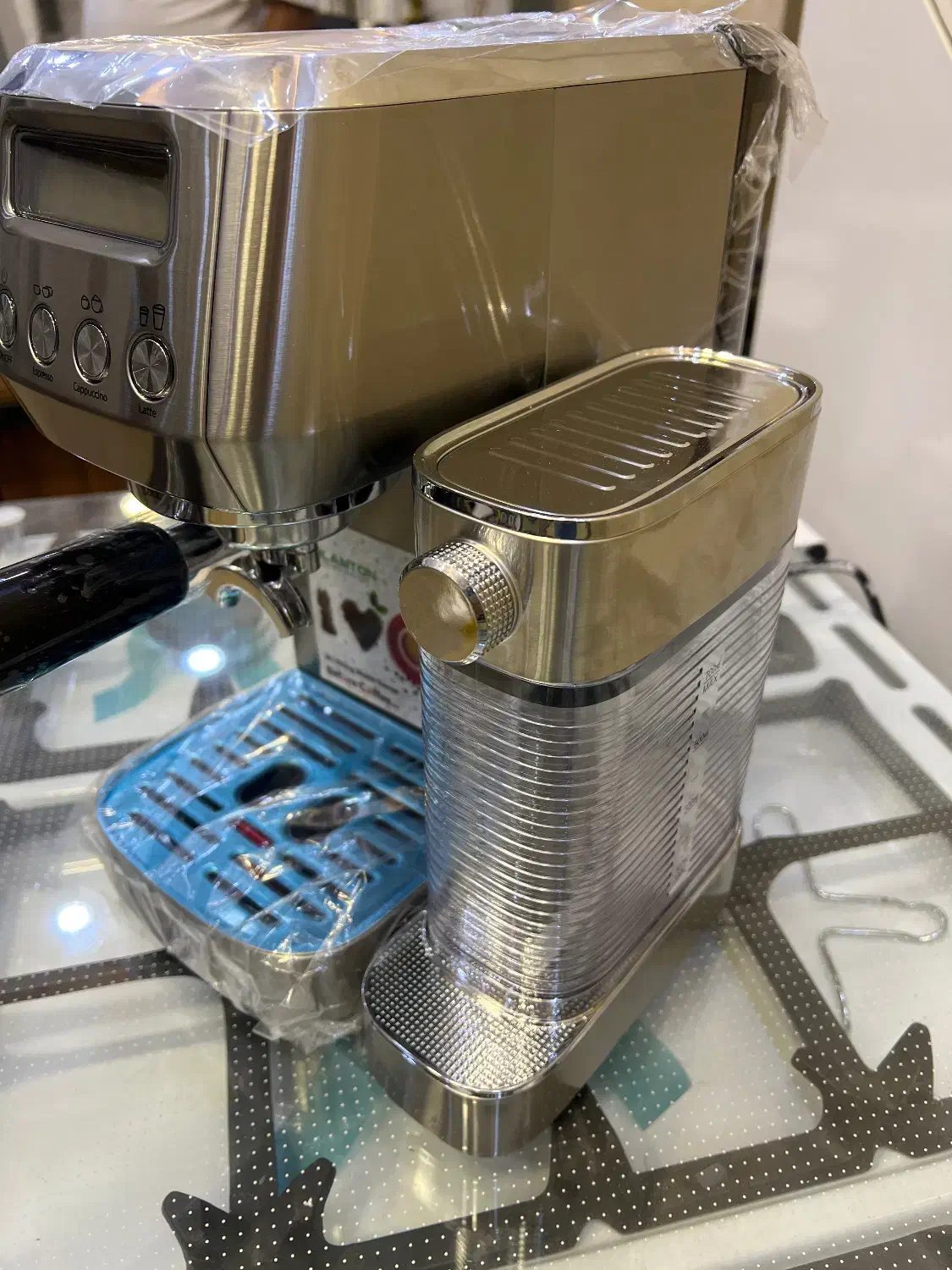 قهوه ساز اسپرسوساز بلانتون استیل اقساط|سماور، چایساز، قهوهساز|تهران, تهرانپارس شرقی|دیوار