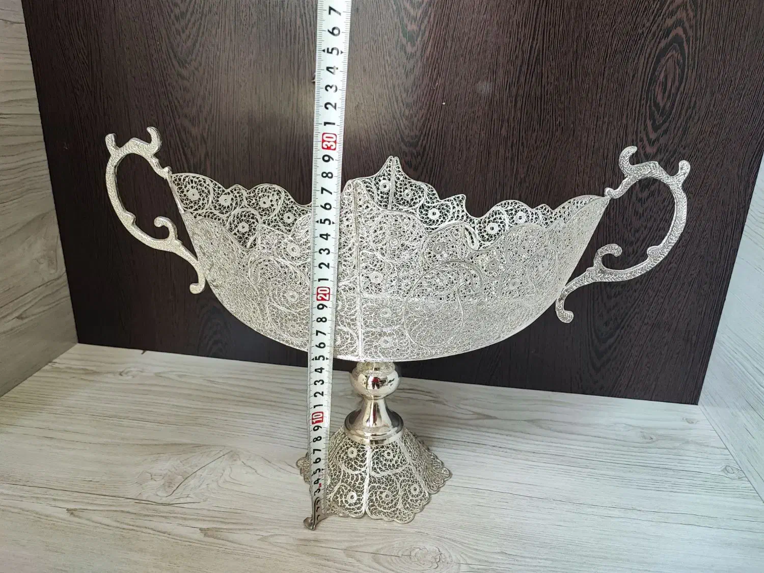 کشکول ملیله جنس مس آبکاری نقره|صنایع دستی و سایر لوازم تزئینی|اصفهان, پوریای ولی|دیوار