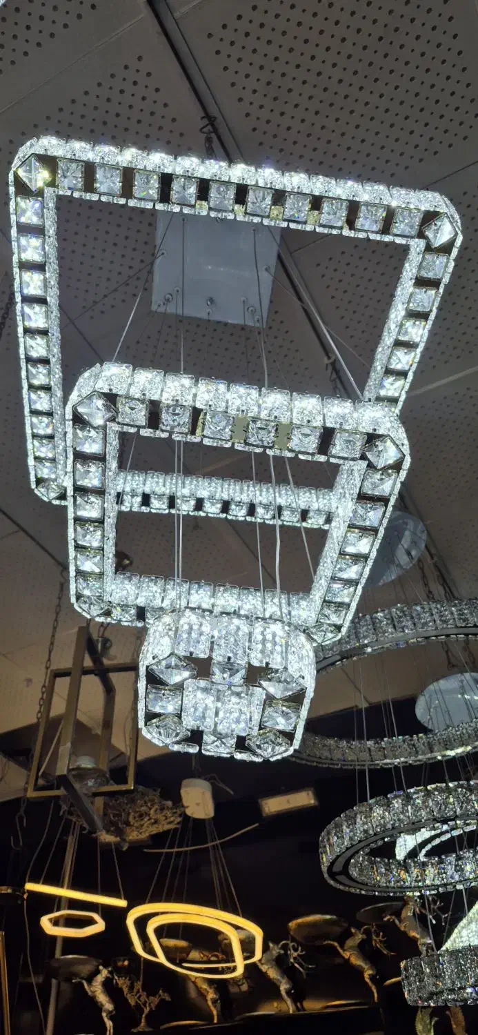 لوسترهای کریستالی وارداتی|لوستر و چراغ آویز|یزد, |دیوار