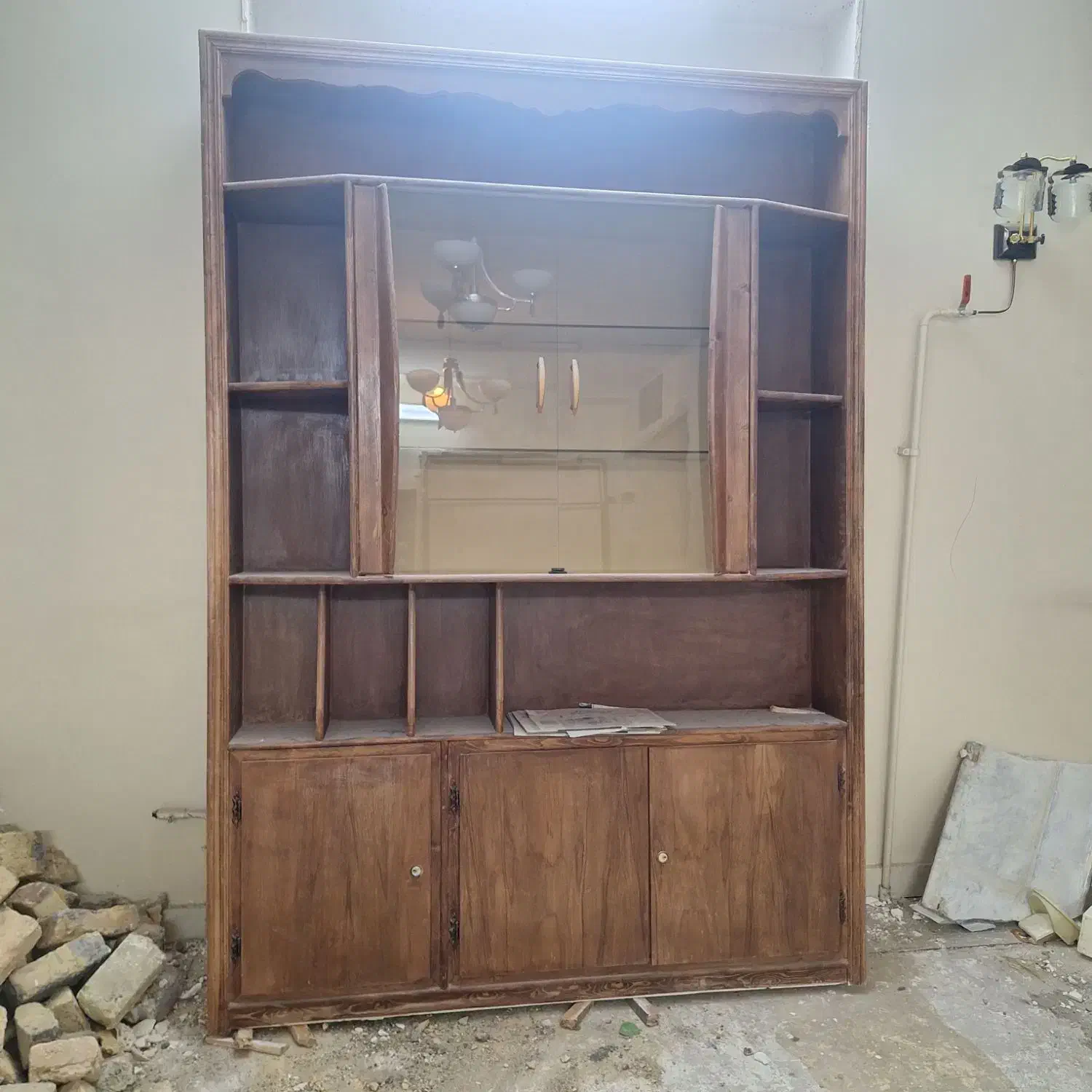 کمد چوبی|کتابخانه، شلف، قفسه‌های دیواری|تربت جام, مطهری|دیوار