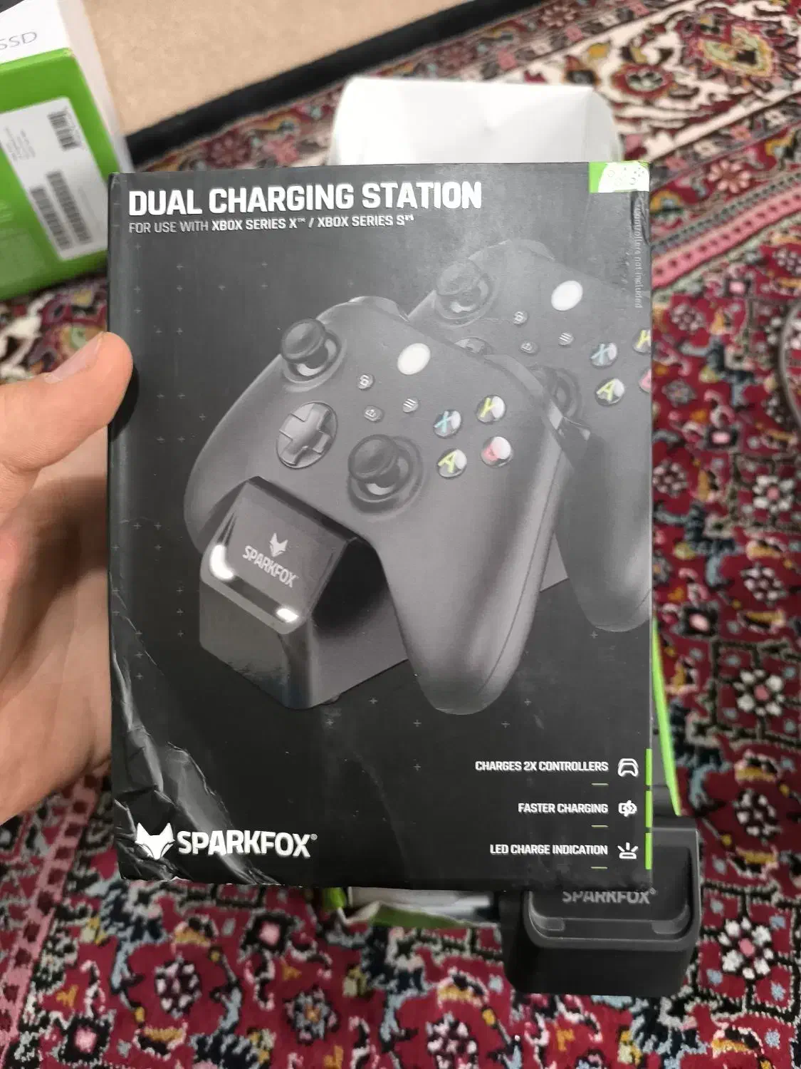 پایه شارژ دسته بازی ایکس باکس|کنسول، بازی ویدئویی و آنلاین|تهران, اوقاف|دیوار