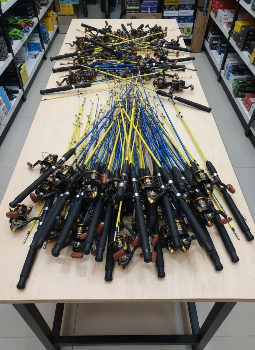 چوب و چرخ و لنسر ماهیگیری قدرتمند و نشکن بسیارسبک|ماهیگیری|تهران, بهار|دیوار