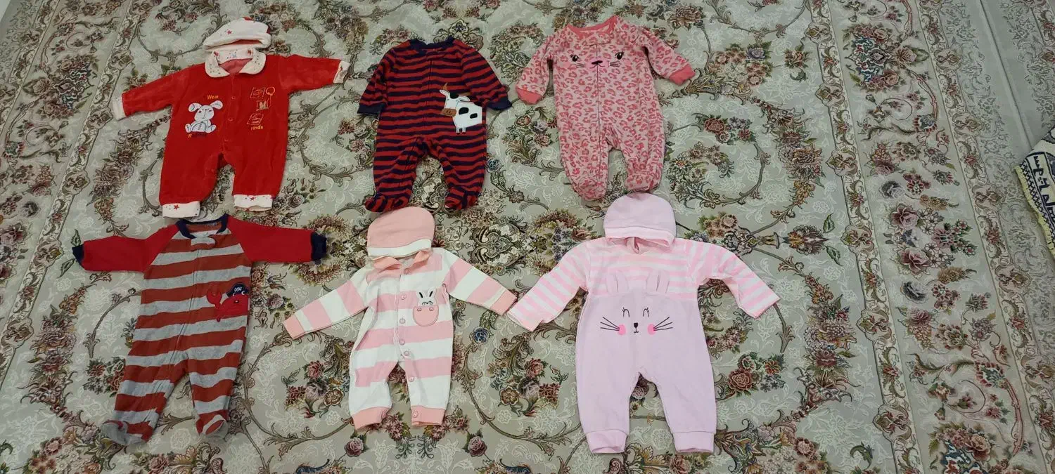 لباس نوزادی تا ۶ ماه|کفش و لباس بچه|بابل, |دیوار