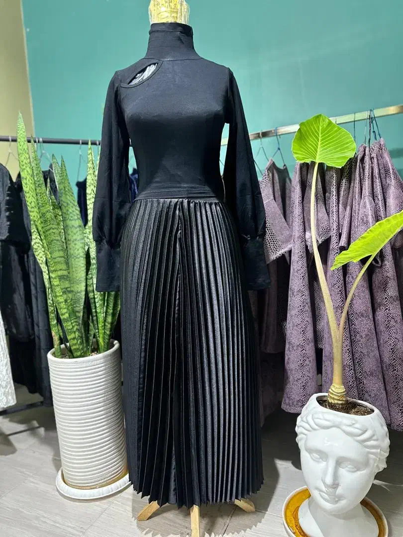 دامن پیلیسه پلیسه مجلسی|لباس|ری, امین آباد|دیوار